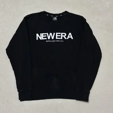 뉴에라 NEW ERA 크루넥 맨투맨 블랙 L 사이즈