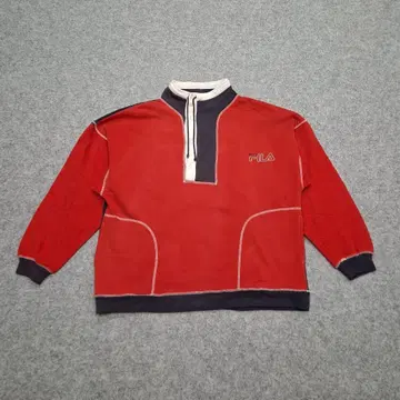 90s FILA 맨투맨 트레이닝복 네이비 레드 화이트