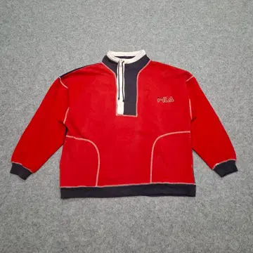 90s FILA 맨투맨 트레이닝복 네이비 레드 화이트