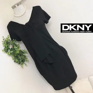 DKNY 다나카란 뉴욕 워셔블 블랙 타이트 원피스 S