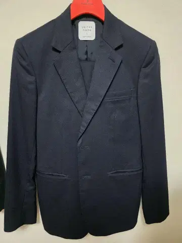 UNITED TOKYO 네이비 테일러드 자켓 세트