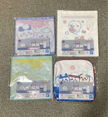 치이카와(먼작귀) 제일복권 H상 타월 4종 세트