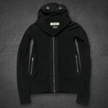 SHARE SPIRIT goggles attached zip hoodie