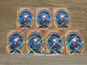 컬러풀 피치 에토 마법학원 트레이딩 카드 홀로 액자 7매