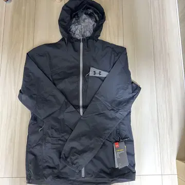 언더아머 후드 부착 나일론 자켓 MD 블랙