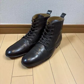 새상품급 마가렛호웰 레이스업 부츠 38 25cm 다크 브라운