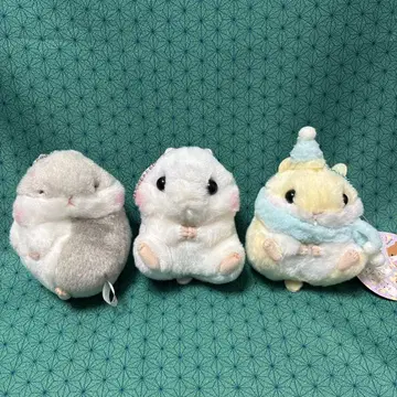 코로하무 콜론 봉제 인형 햄스터 3개 세트