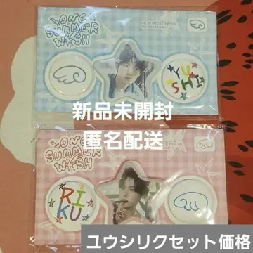 NCTWISH ONE SUMMER WISH 유우시 리쿠 핀 배지 세트