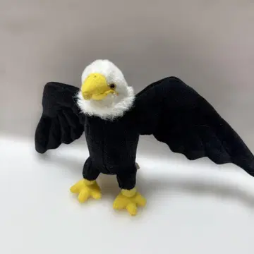 흰머리수리 독수리 마스코트 봉제 인형 테이크오프 키링