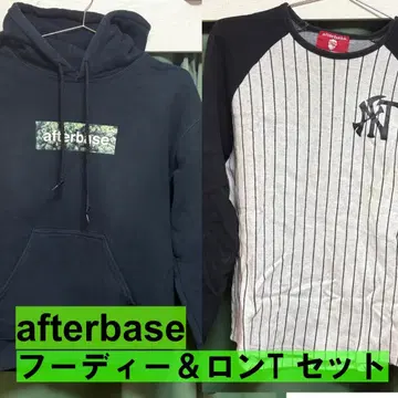 afterbase 후드티 & 롱 T 세트