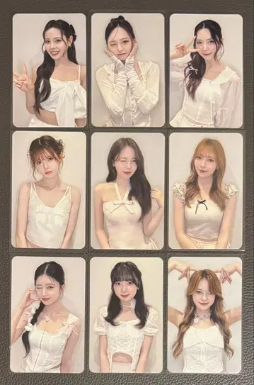 NiziU 홀츠 회장 한정판 포토 카드 이와테 전원 세트