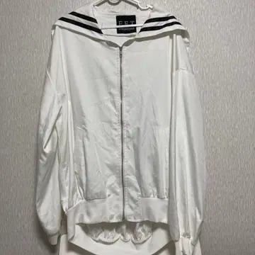 세일러 카라 화이트 후드티 F.F.T collection