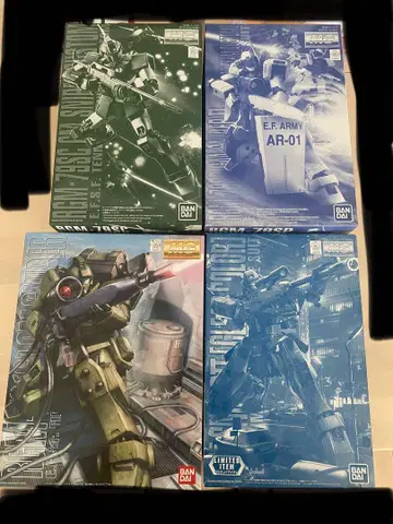 건담 프라모델 MG 짐 스나이퍼 세트 4종