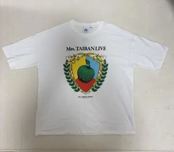 Mrs. GREEN APPLE Mrs.TAIBANLIVE 티셔츠