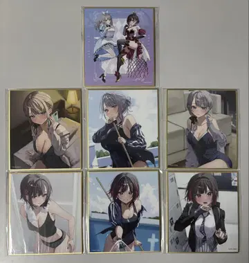 치구사 미노리 DMM 스크래치 D상 미니 색지 7종 세트 시노와 코이