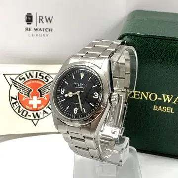 R7-3317 ZENO-WATCH ZN-001 자동 시계 블랙 다이얼