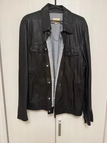 BAND OF OUTSIDERS 블랙 가죽 자켓