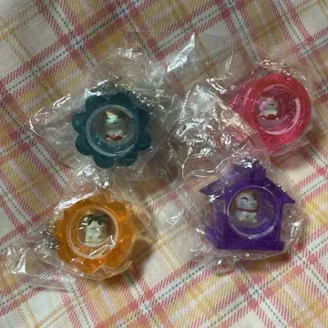 토토코 하무타로 코로코로 홀더 키링 볼체인 4개 세트