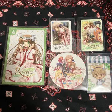 Key 25th 콜라보 카페 Rewrite 리라이트 코스터 엽서