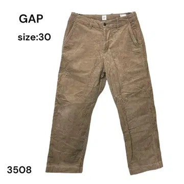 GAP 갭 코듀로이 팬츠 캐주얼 브라운 30