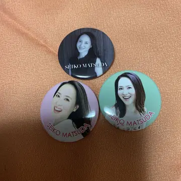 마츠다 세이코 캔뱃지 일본 무도관 공연 135회 회장 한정판