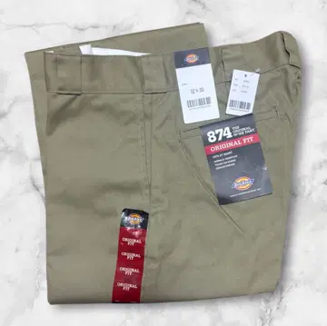 미사용 새상품 디키즈 874 32 x 30 Dickies 워크 팬츠 카키