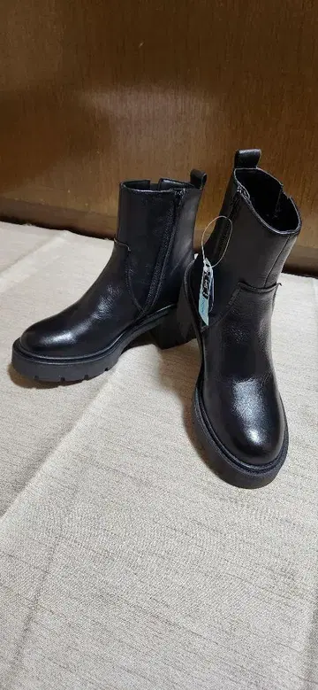클론다이크 KLONDIKE 부츠 천연 가죽 힐 숏부츠 47515