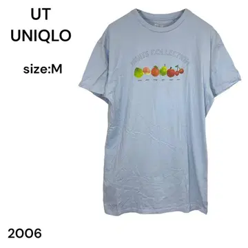 유니클로 UNIQLO UT 셔츠 롱 상의 반팔 프린트 M
