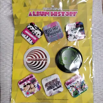 BIGBANG ALBUM HISTORY 캔뱃지
