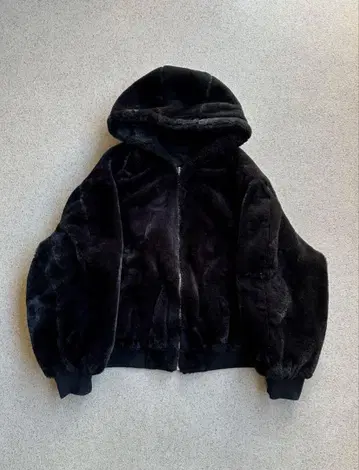reversible fake fur bomber jacket