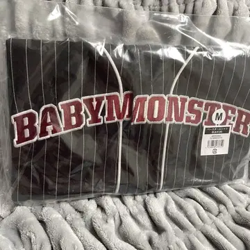 BABYMONSTER 베이스볼 셔츠 블랙