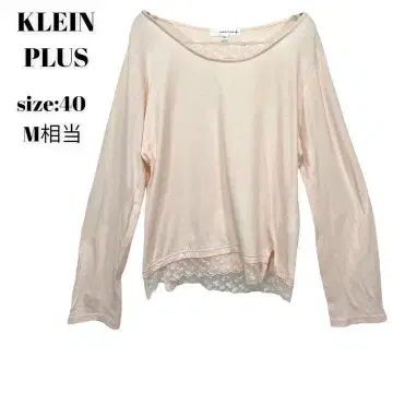 KLEIN PLUS 클라인플러스 셔츠 상의 레이스 멋진 40
