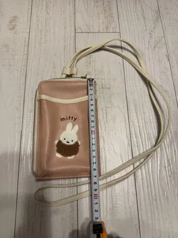 miffy 토끼 자수 스마트폰 숄더백