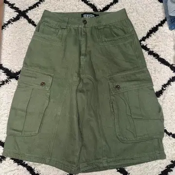 BEVIS 올리브 카고 조거 팬츠 30