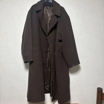 니코앤드 브라운 롱 코트 울 혼방