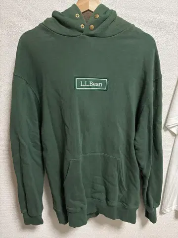 L.L.Bean 그린 후드티