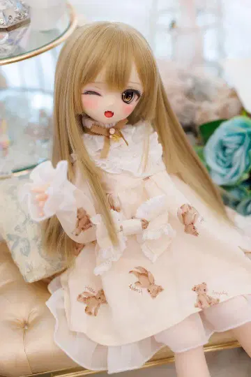 RonshukaCouture 제작 MDD 프릴 요크 원피스 테디베어