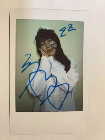 아사노 코코로 친필 사인 폴라로이드