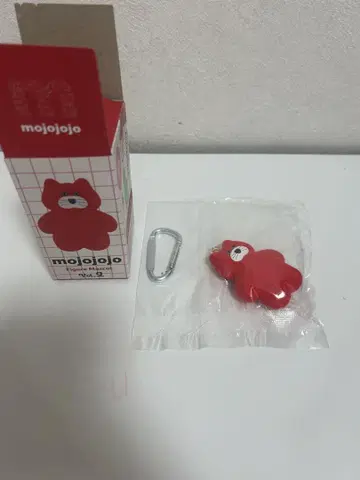 mojojojo 빨간색 곰 모양 키링