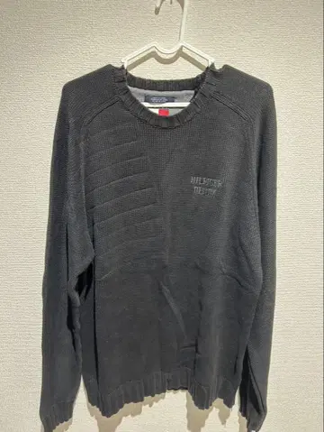 TOMMY JEANS 다크 그레이 스웨터 S/P