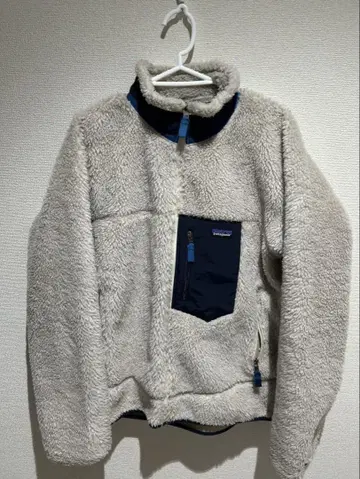 Patagonia 플리스 자켓 크림 네이비