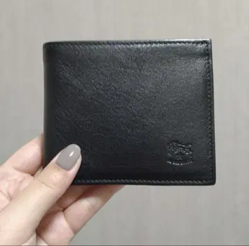 [ 새상품급 ] 일비종떼 이단 접이식 가죽 지갑