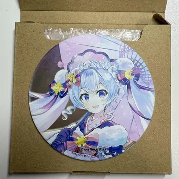 캐릭터 펍 코스터 펍 거울 하츠네 미쿠 SNOW MIKU 2023