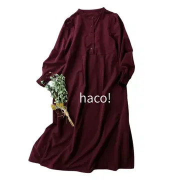 haco! 펠리시모 2WAY 랩 디자인 롱 원피스 L