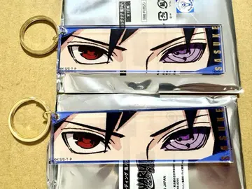 NARUTO 베이스야드 호일 장식 아크릴 빅 택 사스케 2세트