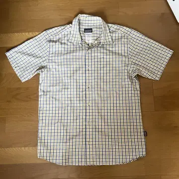 00s Patagonia 체크 반팔 셔츠 S/S