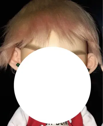 아이시 인형 브라이스 보아 가발 핑크 x 골드 밤톨머리 OK