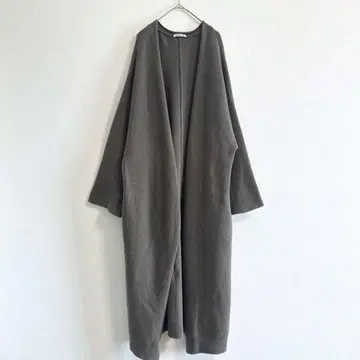 EVERYDAY I LIKE FLANNEL 롱 가디건 캐시미어