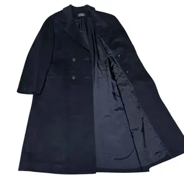 새상품급 벨타보노 캐시미어 100% 더블 체스터 코트 네이비 M