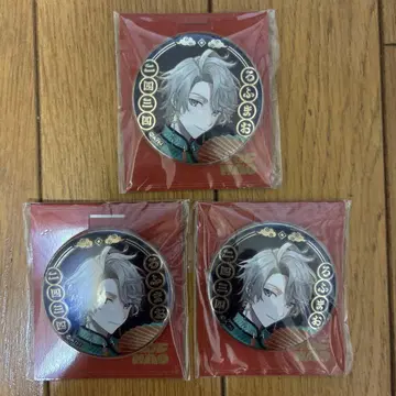 니지산지 로후마오 카이다 하루 메탈 캔뱃지 사신 모티브 굿즈